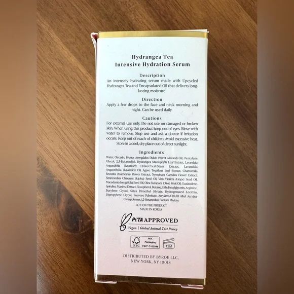 Byroe New York Hydrangea Tea Intensive Hydration Serum - Picture 4 of 6